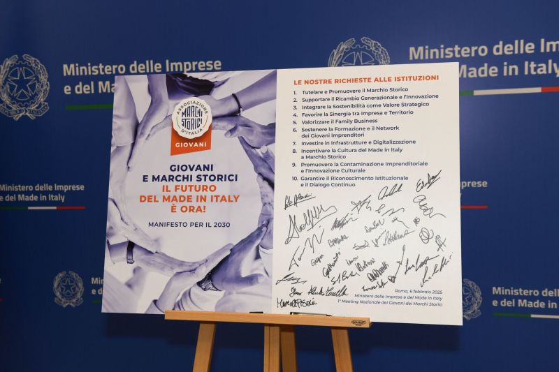 giovani marchi storici manifesto 2030
