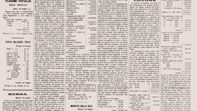 Sole 24 ore 1 agosto 1865