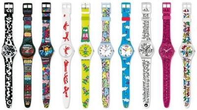 Swatch- prima collezione orologi presentata 1° marzo 1983